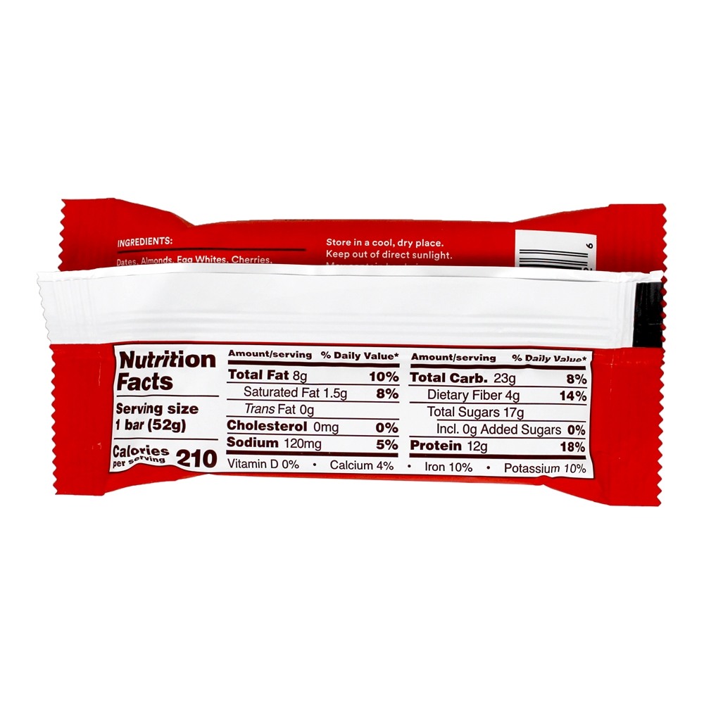 Proteína Bar Chocolate Cereja - 1.83 oz. RXBAR - Imagem 3