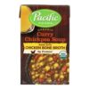 Comprar sopa de curry de grão de bico orgânico com caldo de osso de galinha - 17 oz. Pacific foods preço no brasil alimentos & lanches bouillon / caldo suplemento importado loja 9 online promoção -