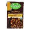 Comprar sopa de feijão preto caribenha orgânica com caldo de osso de galinha - 17 oz. Pacific foods preço no brasil alimentos & lanches sopa suplemento importado loja 1 online promoção -