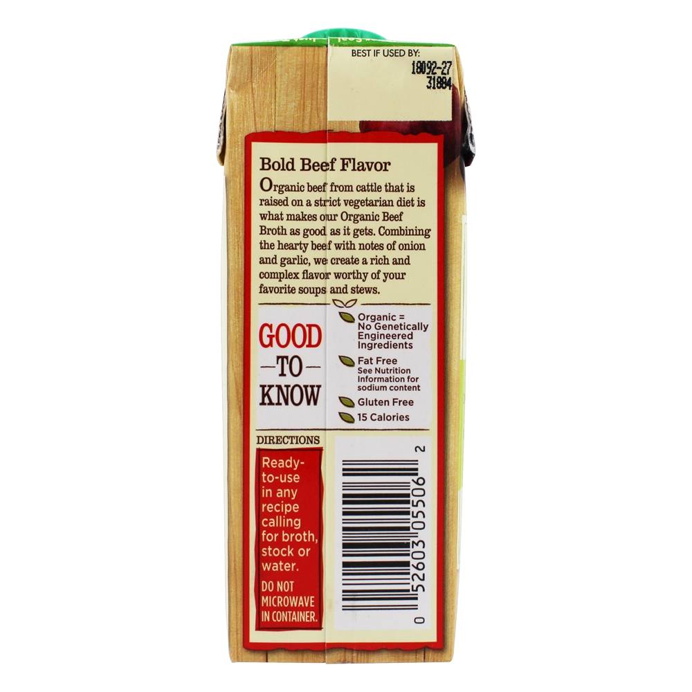 Caldo de carne orgânica - 8 fl. oz. Pacific Foods - Imagem 3