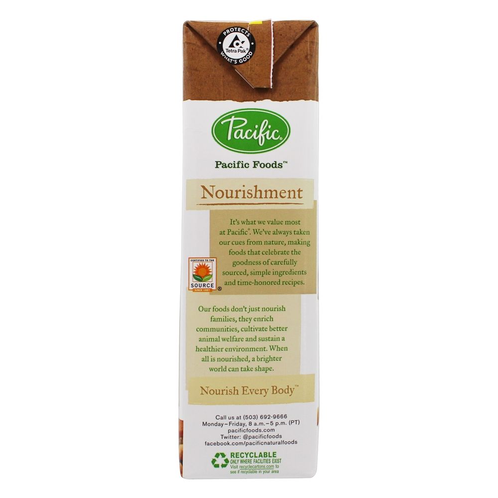Original não adoçado da bebida Non-Dairy do caju - 32 fl. oz. Pacific Foods - Imagem 4