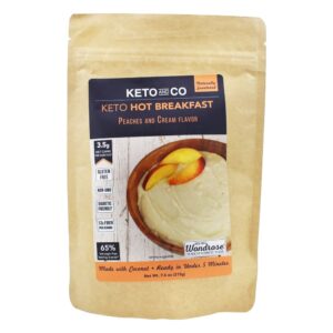 Comprar café da manhã quente keto peaches & cream - 7. 6 oz. Keto and co preço no brasil alimentos & lanches mingau de aveia suplemento importado loja 11 online promoção -