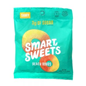 Comprar pêssego gomoso tangy anéis de pêssego - 1. 8 oz. Smartsweets preço no brasil alimentos & lanches doces suplemento importado loja 201 online promoção -