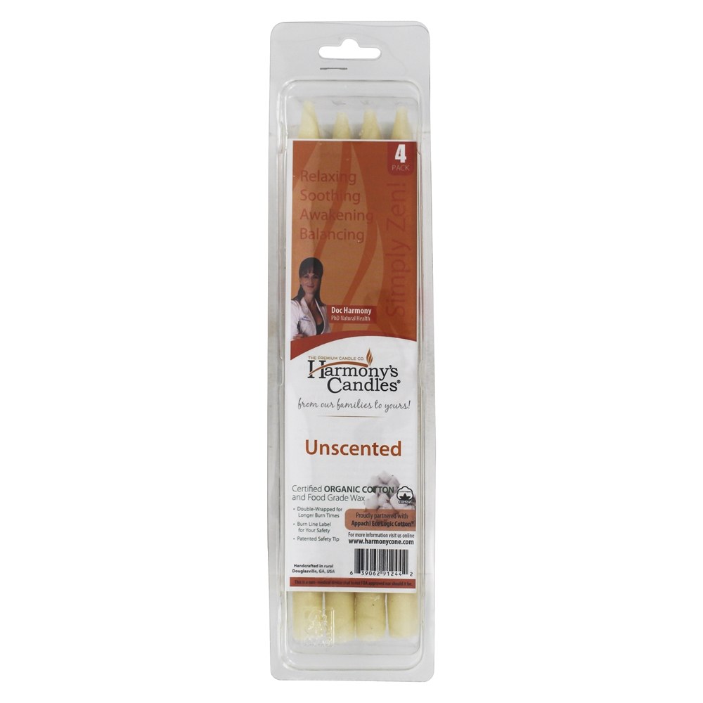 Velas de ouvido vegano sem perfume - Pacote 4 Harmony's Ear Candles - Imagem 2