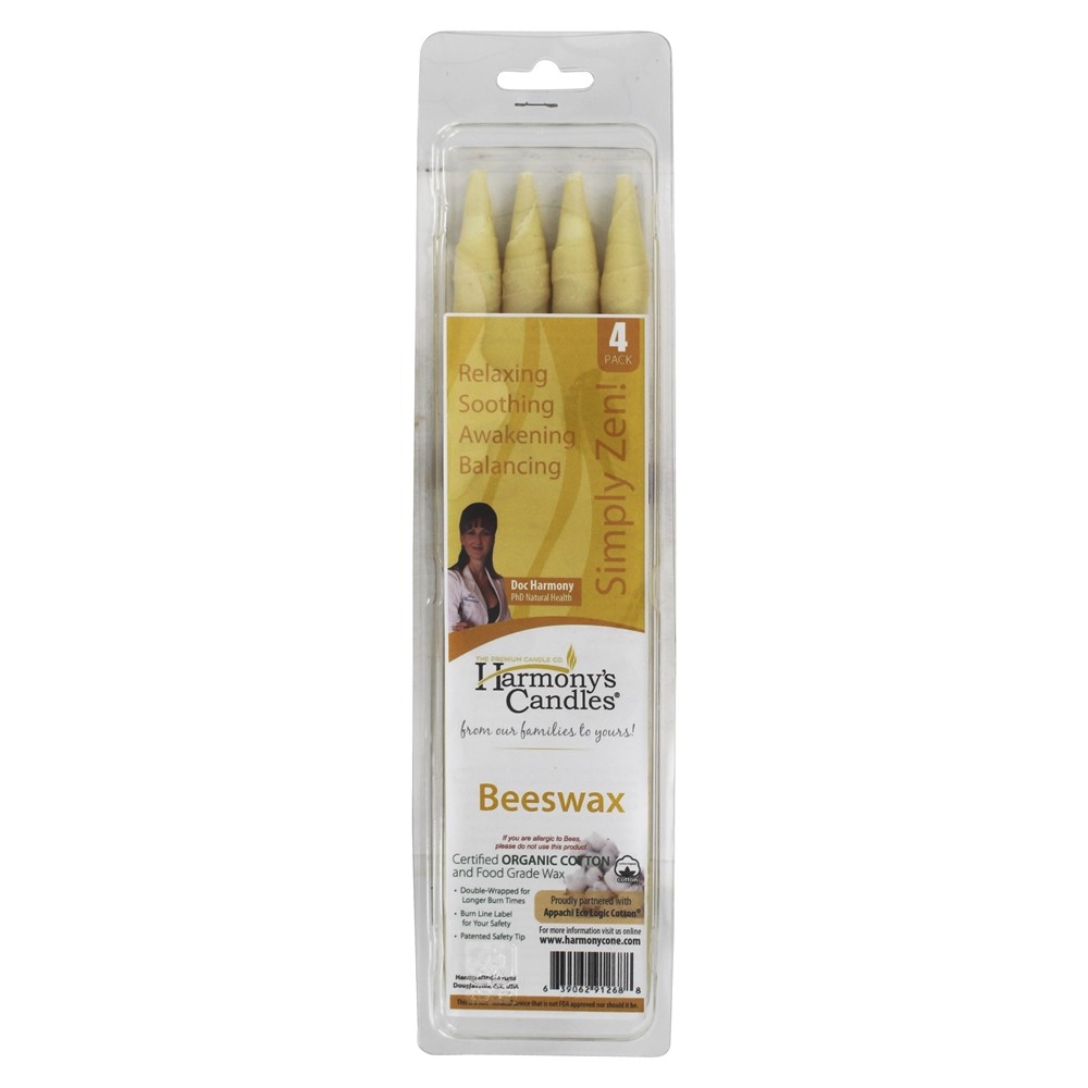 Velas de cera de abelha - Pacote 4 Harmony's Ear Candles - Imagem 2