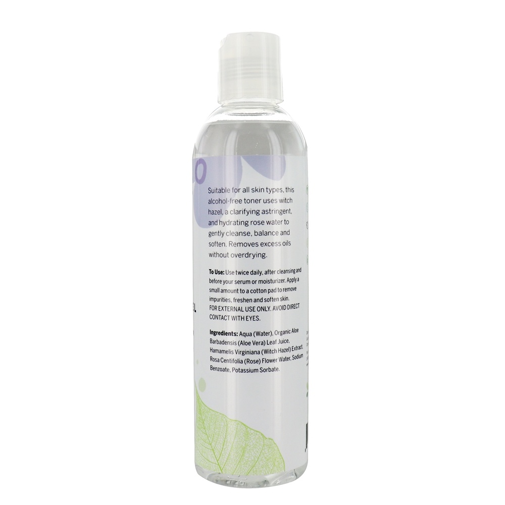 Tonalizador facial de hamamélis com Aloe Vera e Rosewater - 8 fl. oz. LuckyTru - Imagem 2
