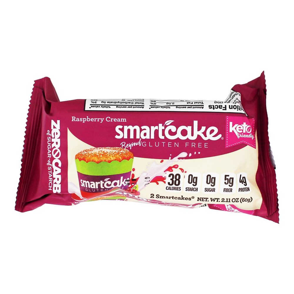 Creme de framboesa sem glúten de caso Smartcakes - 8 Pacote (s) Smart Baking Company - Imagem 3
