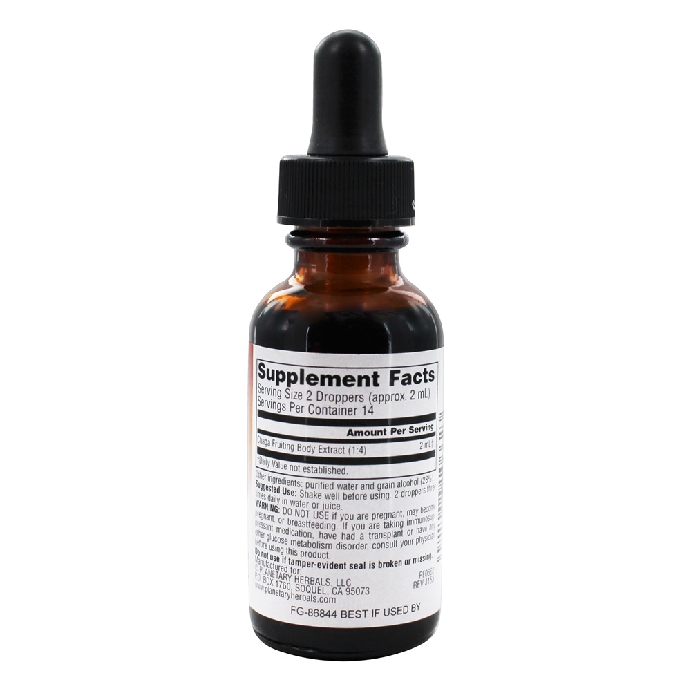 Spectrum completos Chaga Liquid - 1 fl. oz. Planetary Herbals - Imagem 2