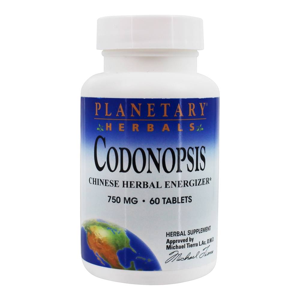 Codonopsis Energizer Herbal Chinês 750 mg . - 60 Tablets Planetary Herbals