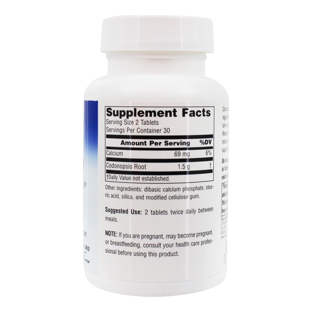 Codonopsis Energizer Herbal Chinês 750 mg . - 60 Tablets Planetary Herbals - Imagem 2