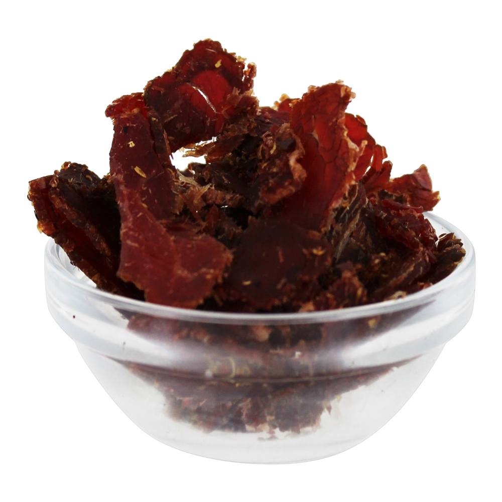 Alho de carne em fatias finas e secas ao ar - 2 oz. Kalahari Biltong - Imagem 3