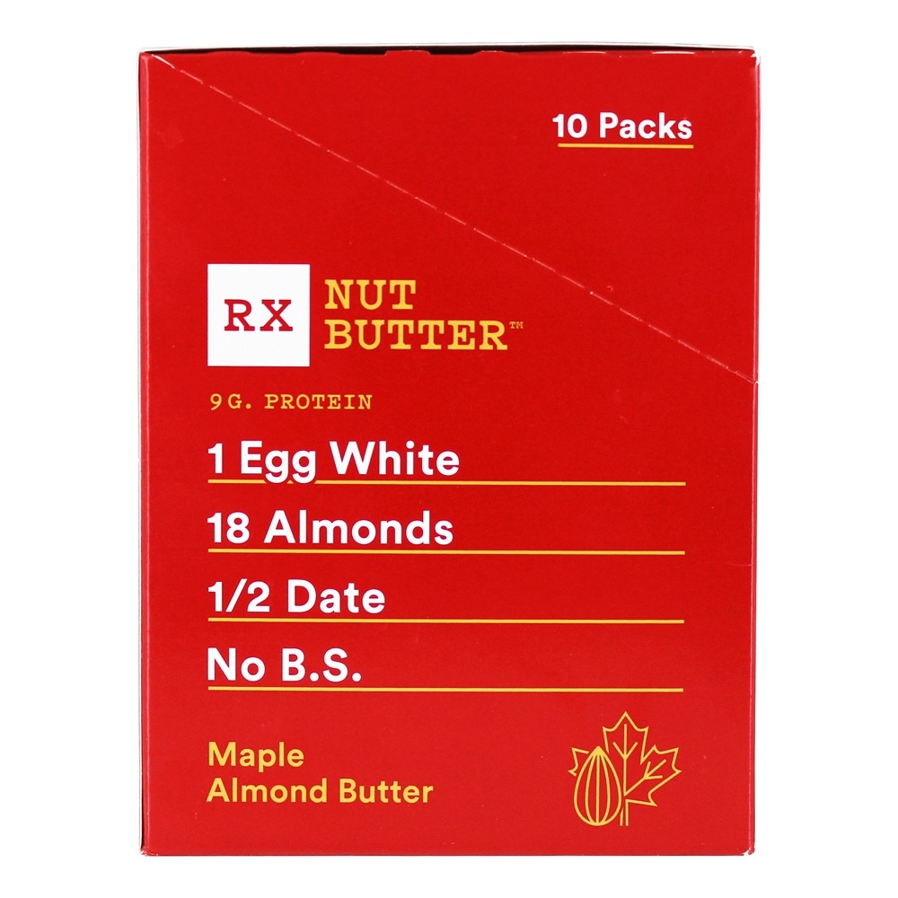 Porca de Amêndoa e Proteína Spread Box Maple - 10 Pacote (s) RXBAR - Imagem 3