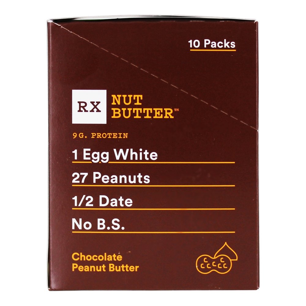 Manteiga De Amendoim, Nozes, Proteína, Spread Box, Chocolate - 10 Pacote (s) RXBAR - Imagem 3
