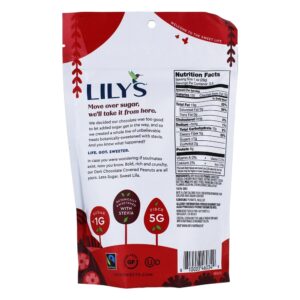 Comprar a estévia adoçada 55 amendoim coberto com chocolate escuro cacau - 3. 5 oz. Lily's preço no brasil suplemento importado loja 3 online promoção -