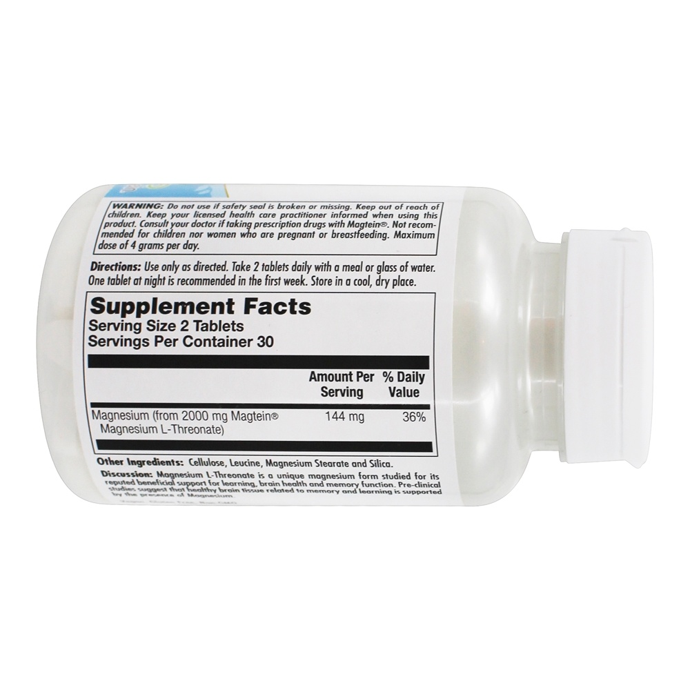 Pense no Suporte à Função Cerebral de L-Treonato de Magnésio 2000 mg . - 60 Tablets Kal - Imagem 2