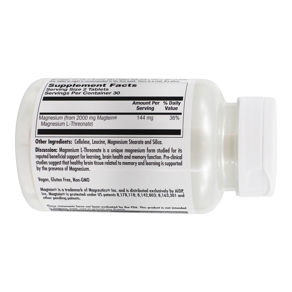 Pense no Suporte à Função Cerebral de L-Treonato de Magnésio 2000 mg . - 60 Tablets Kal - Imagem 3