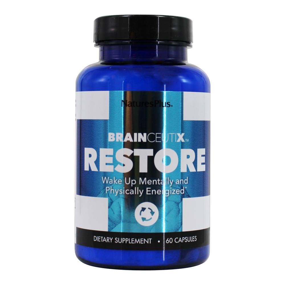 BrainCeutix Restore Energy Formula - Cápsulas 60 Natures Plus - Imagem 2