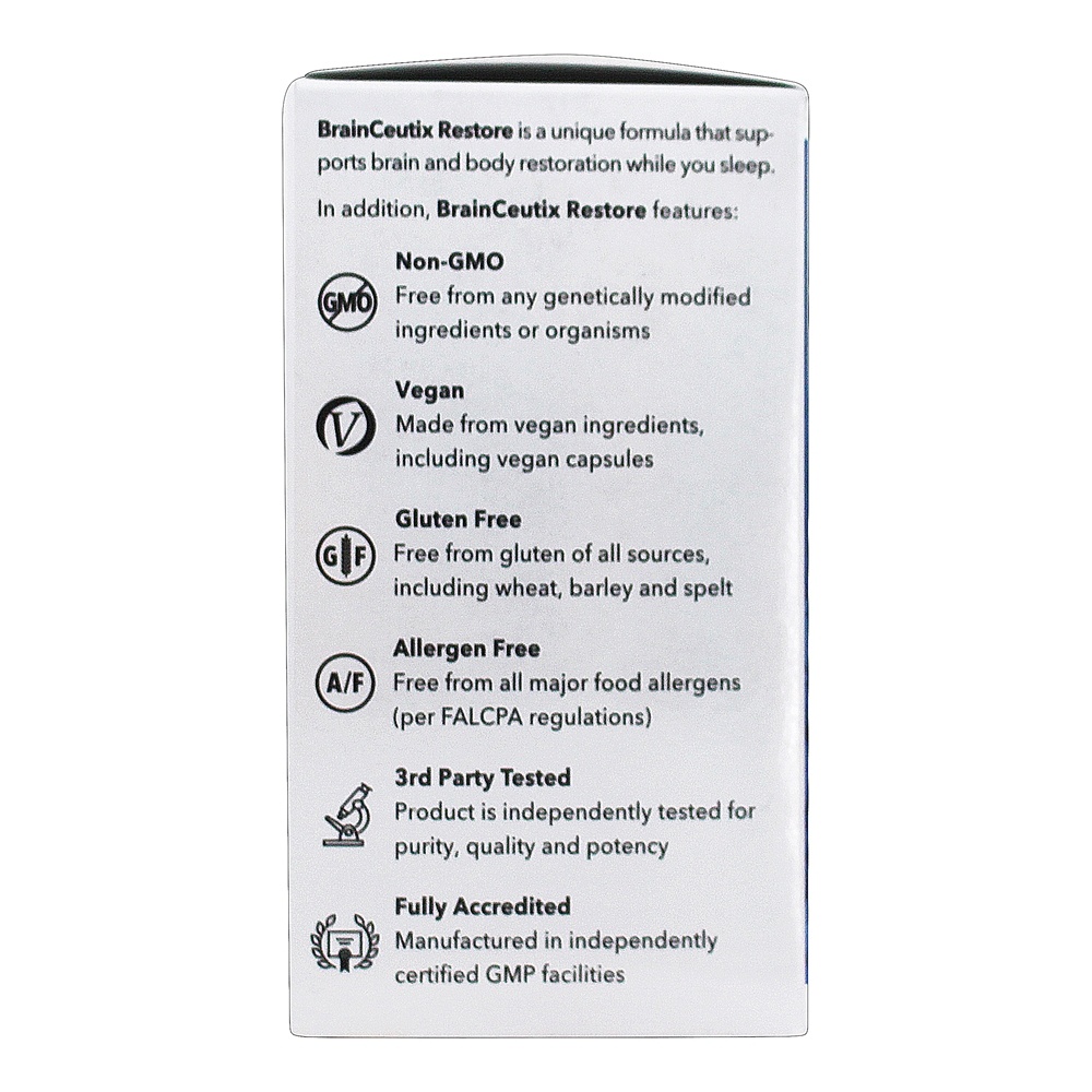 BrainCeutix Restore Energy Formula - Cápsulas 60 Natures Plus - Imagem 5