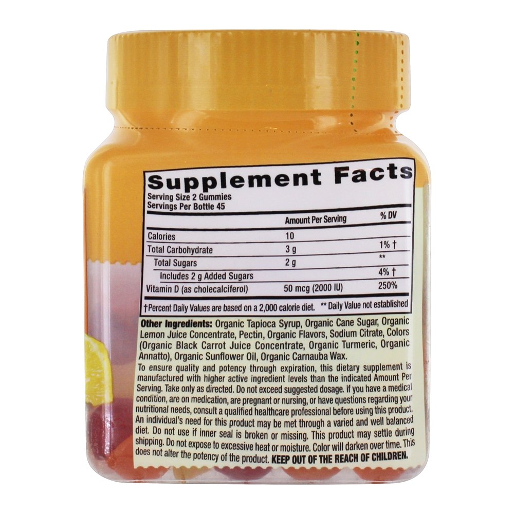 Vitamina Orgânica D3 Citrus & Berry 50 mcg. - 90 Gummies Vitafusion - Imagem 2
