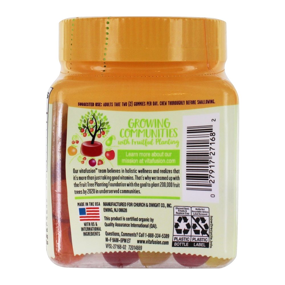 Vitamina Orgânica D3 Citrus & Berry 50 mcg. - 90 Gummies Vitafusion - Imagem 3