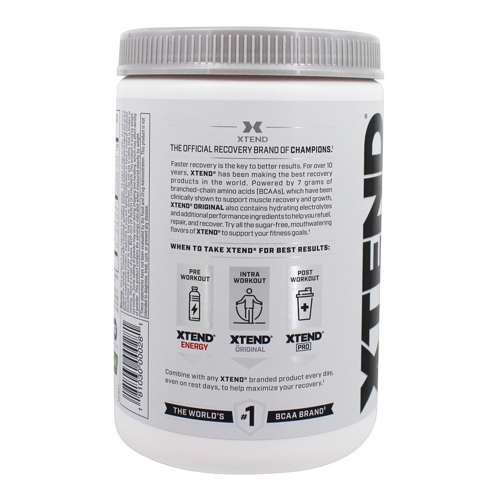 Xtend The Original BCAA Recuperação Muscular + Eletrólitos em Pó 30 Servings Mango Madness - 14.8 oz. Scivation - Imagem 3