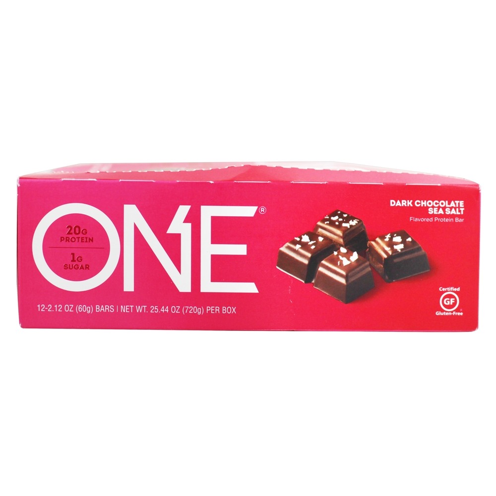 Uma caixa de barra de proteína Dark Sea Chocolate Salt - 12 Barras ISS Research - Imagem 3