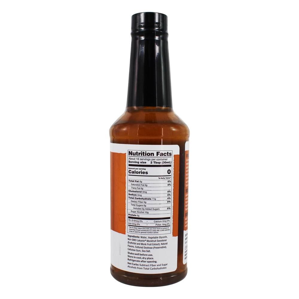 Xarope Simples Adoçado com Caramelo Monkfruit - 16.5 fl. oz. Lakanto - Imagem 2