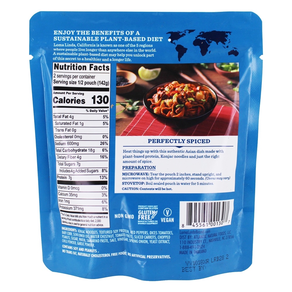 Almofada Vegan Tailandesa com Macarrão Konjac - 10 oz. Loma Linda - Imagem 2