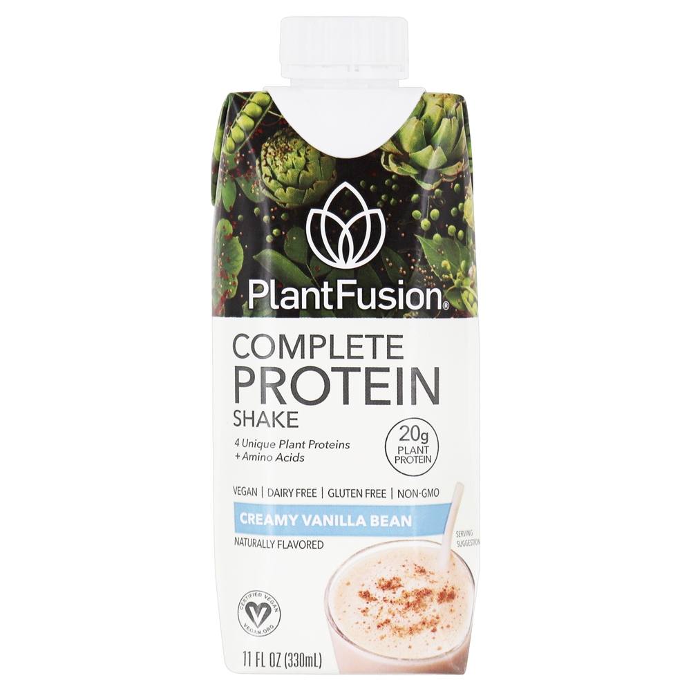 Shake de Proteína Vegetal Completo Pronto para Beber Feijão de Baunilha - Pacote 4 PlantFusion - Imagem 2