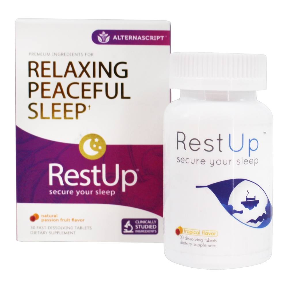 Resto Relaxante Pacífica Sono Apoio Natural Maracujá - 30 Tablet (s) AlternaScript