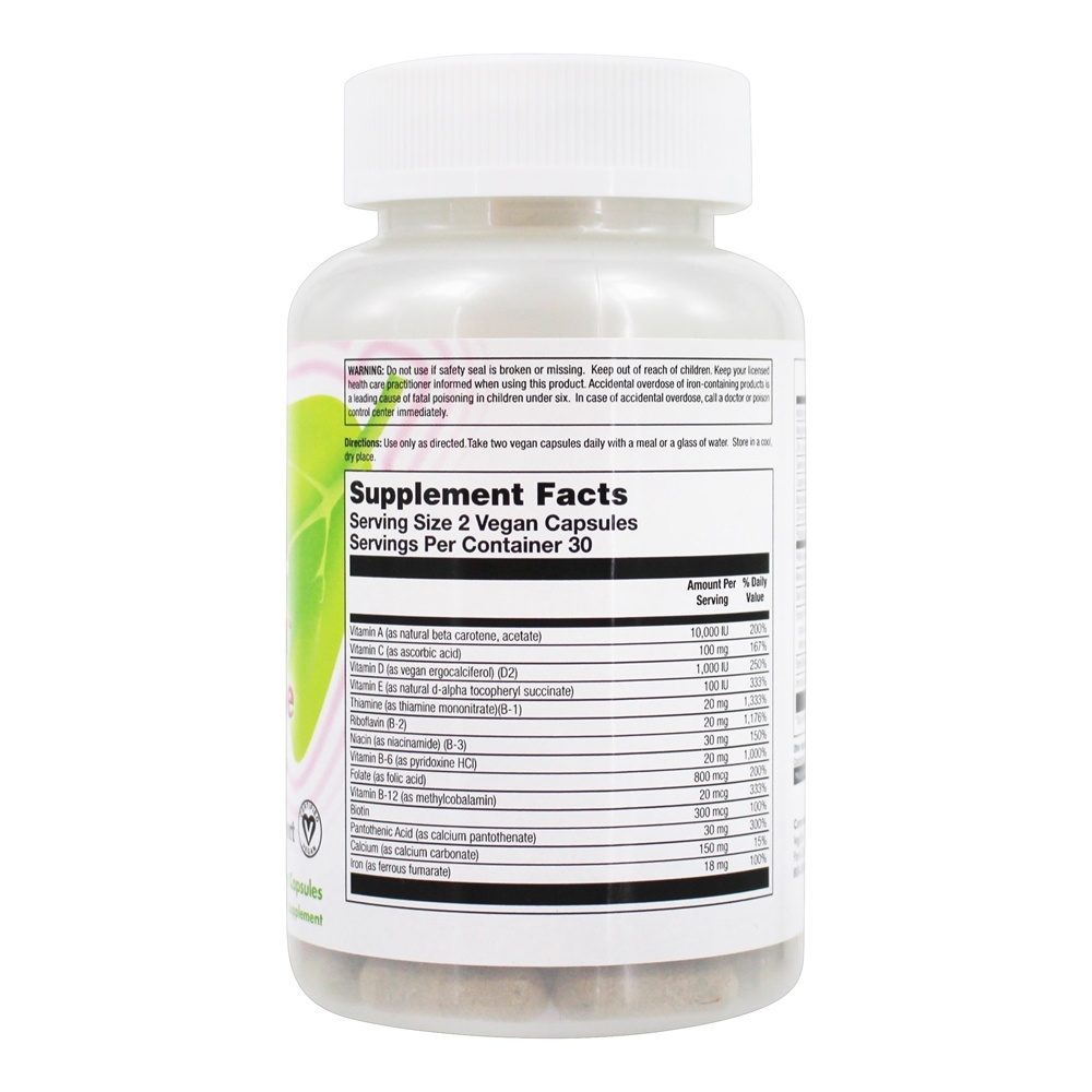 Vital Teen Girls Múltiplas Vitaminas e Minerais - Cápsulas Vegan 60 VegLife - Imagem 2
