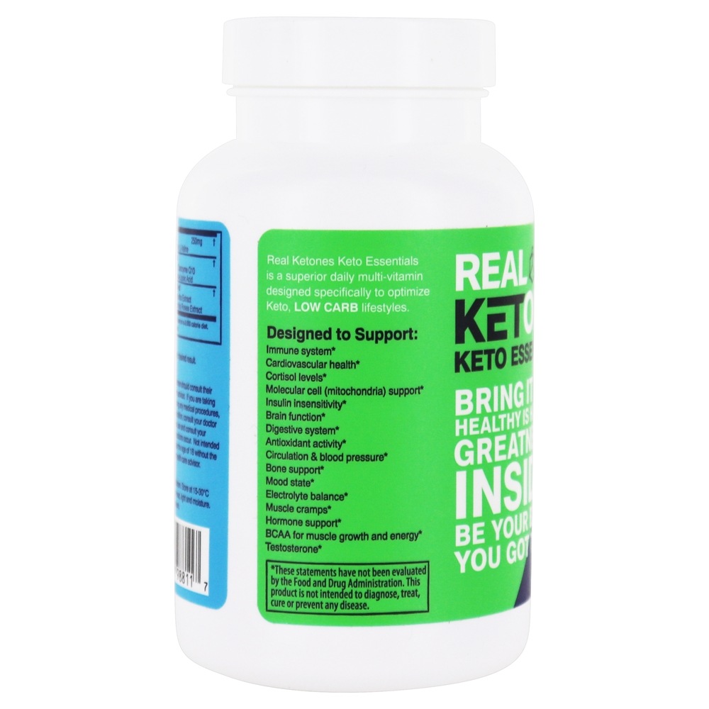 Multivitamínico Keto Essentials - Cápsulas 90 Real Ketones - Imagem 4