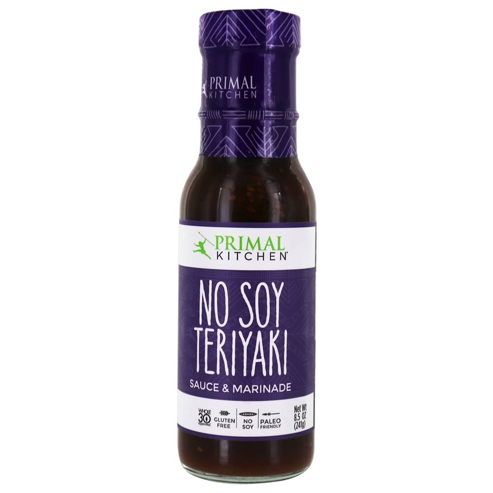 Sem molho de soja Teriyaki e marinada - 8.5 oz. Primal Kitchen