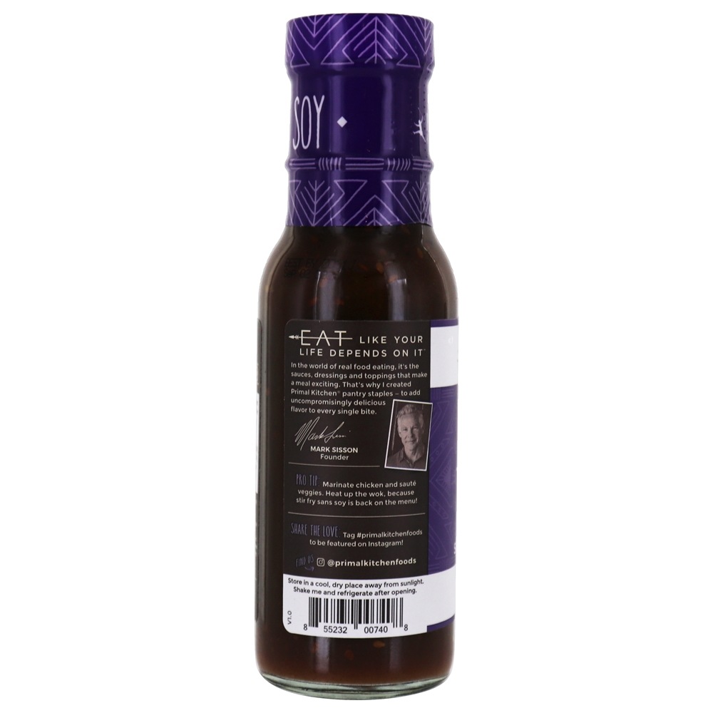 Sem molho de soja Teriyaki e marinada - 8.5 oz. Primal Kitchen - Imagem 3