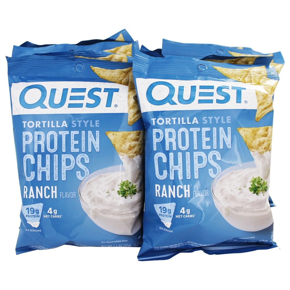 Tortilha estilo caixa de batatas fritas de proteína - 8 Malas Quest Nutrition
