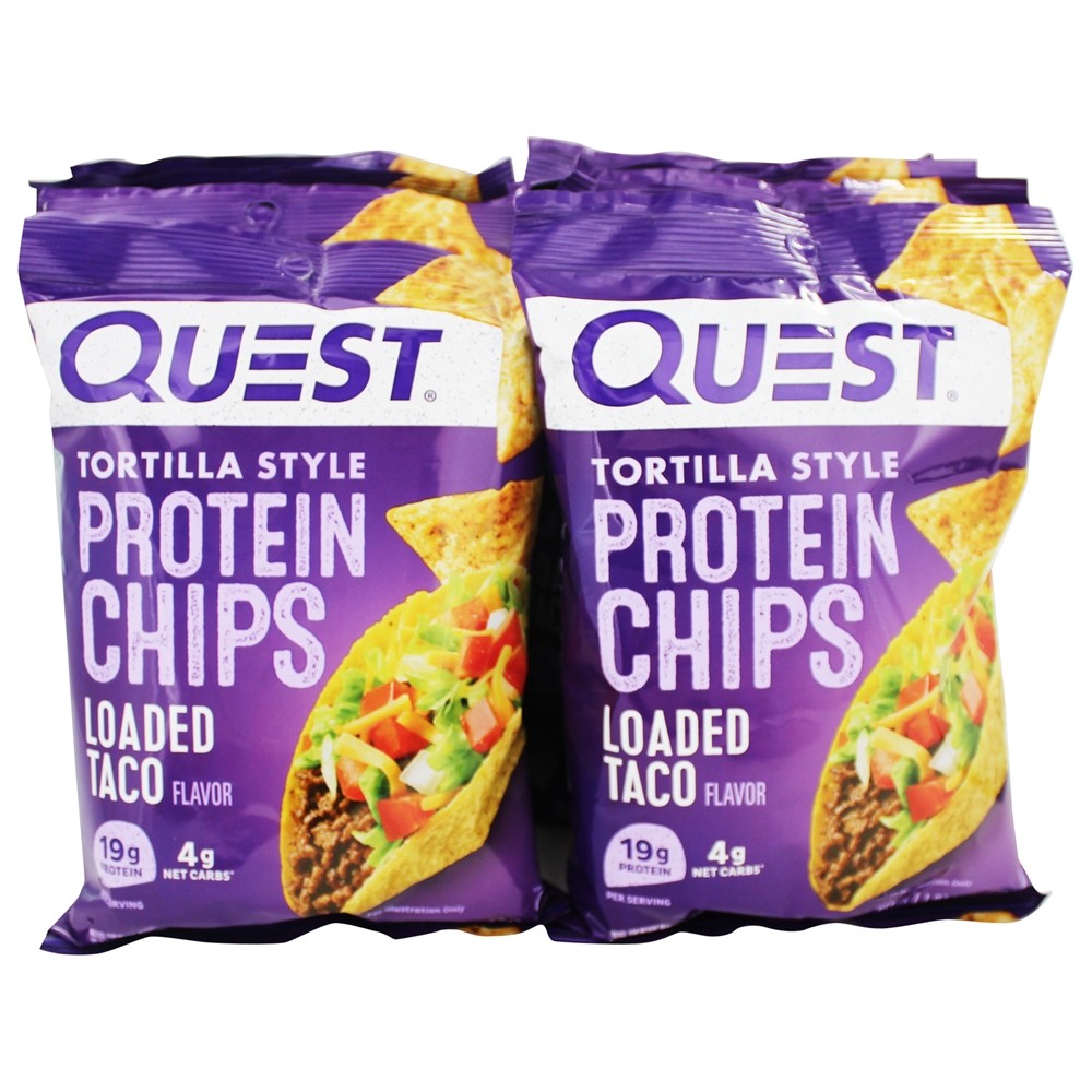 Taco de Chips de Proteína Estilo Tortilla Loaded Taco - 8 Malas Quest Nutrition