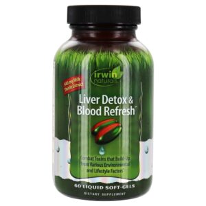 Fórmula de desintoxicação e renovação do fígado - 60 Softgels líquidos Irwin Naturals