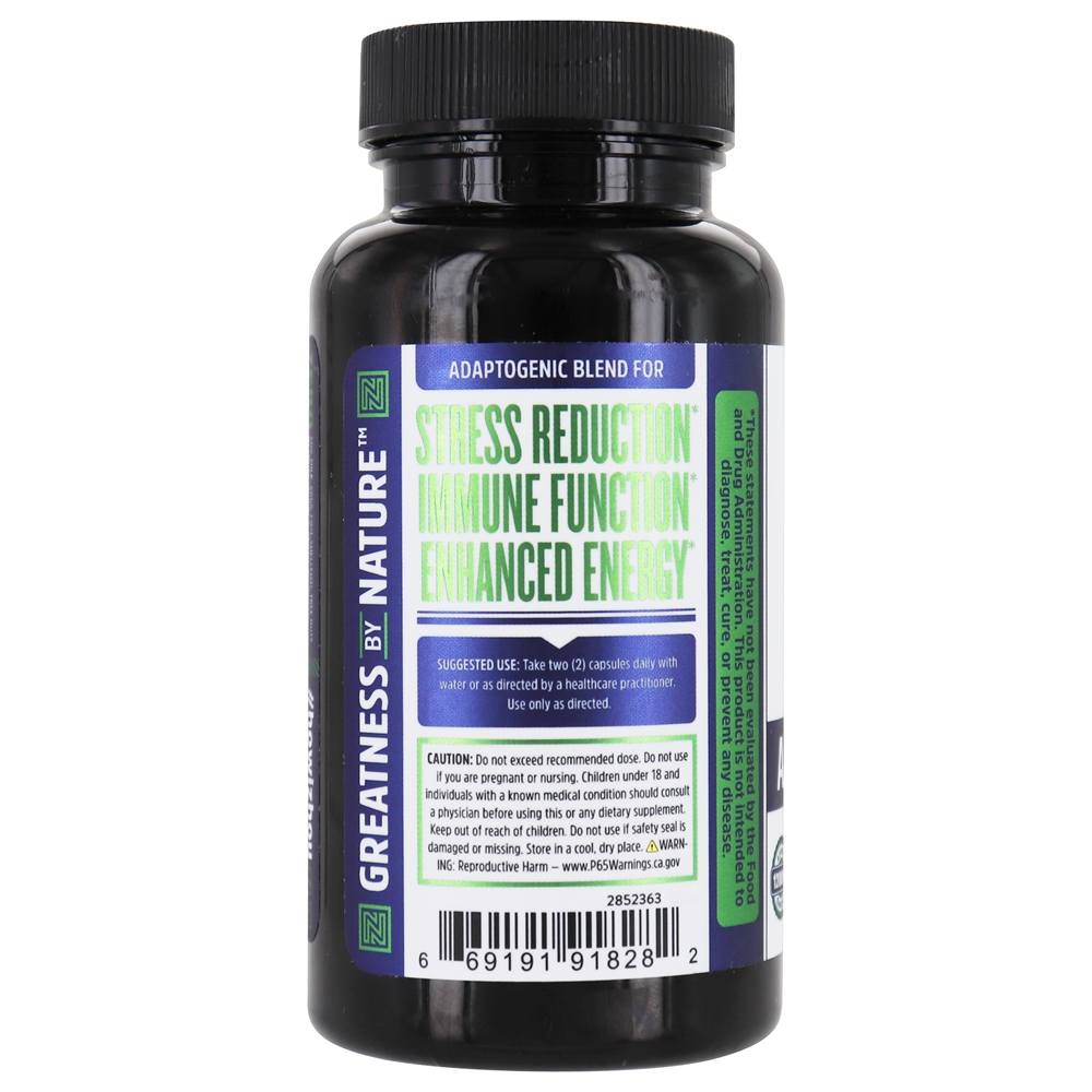 Mistura Adaptogênica de Força Máxima Ashwagandha 1200 mg . - 60 Cápsula (s) vegetal (s) Zhou - Imagem 3