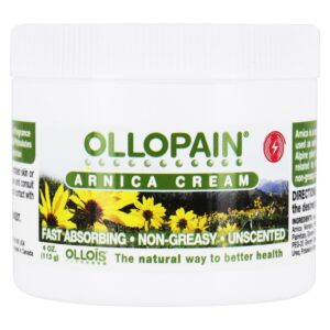 Creme de arnica sem perfume - 4 oz. Ollois Homeopathic Medicine
