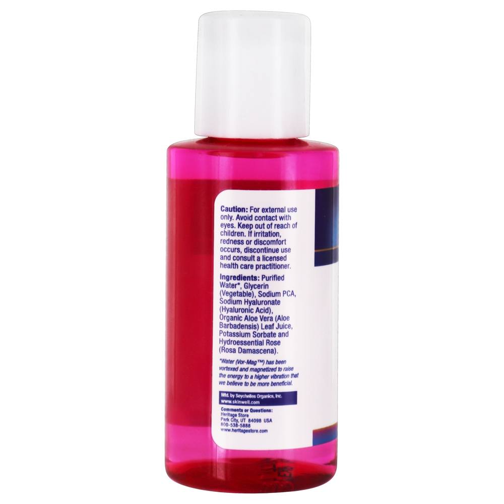 Rosewater Facial Toner Hidratante e Equilibrante - 2 fl. oz. Heritage - Imagem 2