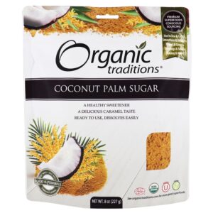 Comprar açúcar de coco - 8 oz. Organic traditions preço no brasil açúcar de coco alimentos marcas a-z mel de adoçantes organic traditions suplemento importado loja 19 online promoção -
