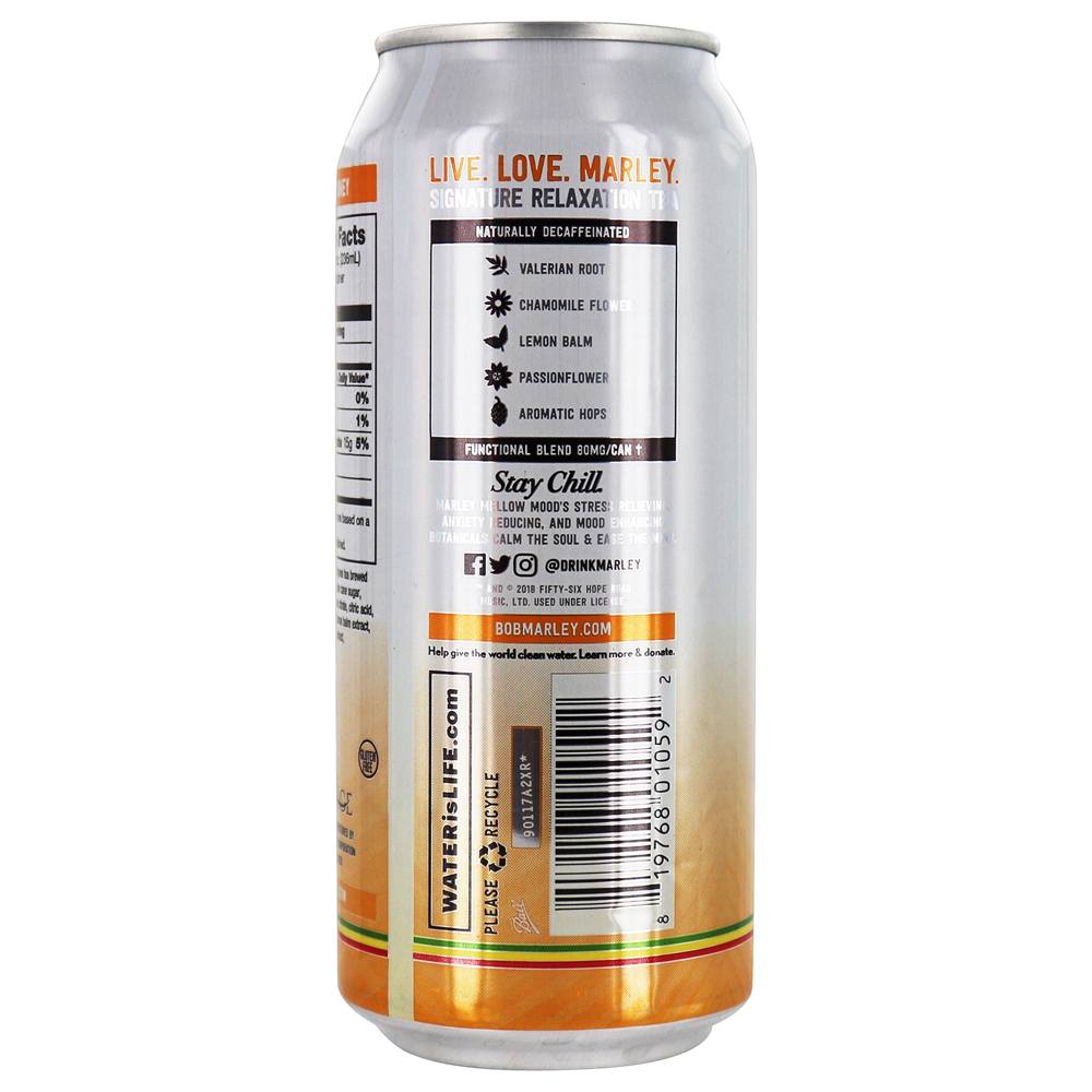 Mellow Mood Relaxation Tea Mel De Ervas - 15.5 fl. oz. Marley - Imagem 3