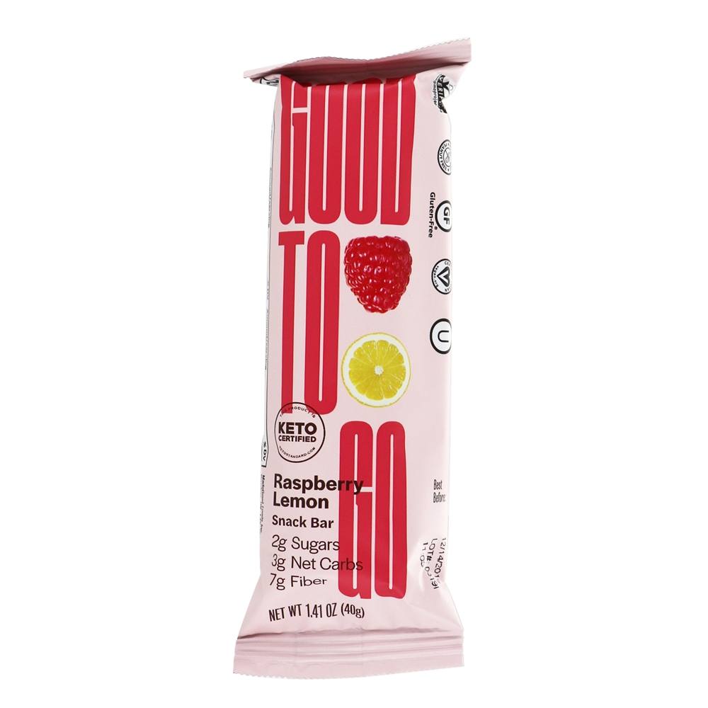 Bom para ir Keto Snack Bar Framboesa Limão - 1.41 oz. Made Good