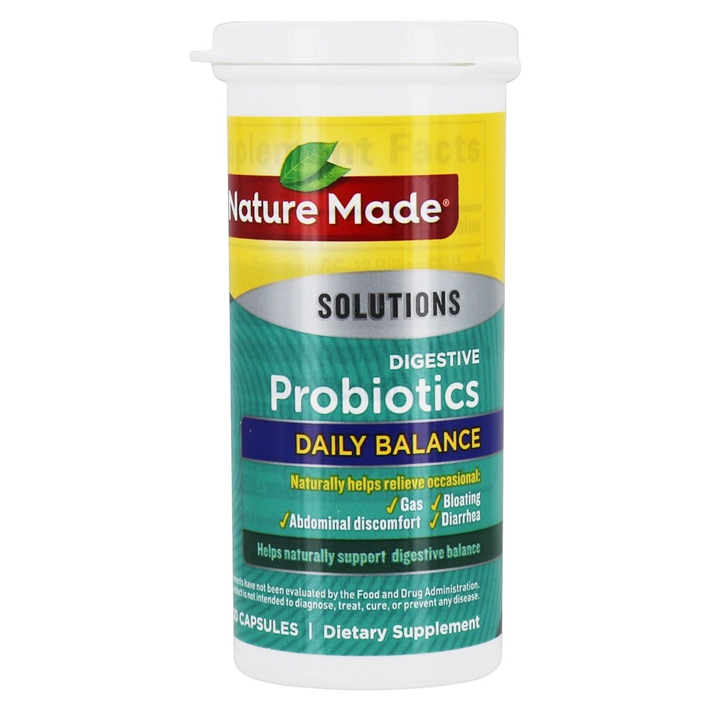 Probióticos Digestivos Diários Balance 12 Bilhões de UFC - Cápsulas 30 Nature Made - Imagem 2