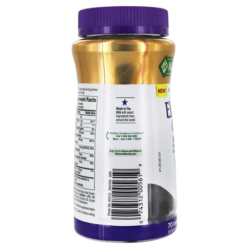 Gummies de Health Support Imune Health Support Sabugueiro - 70 Gummies Nature's Bounty - Imagem 3