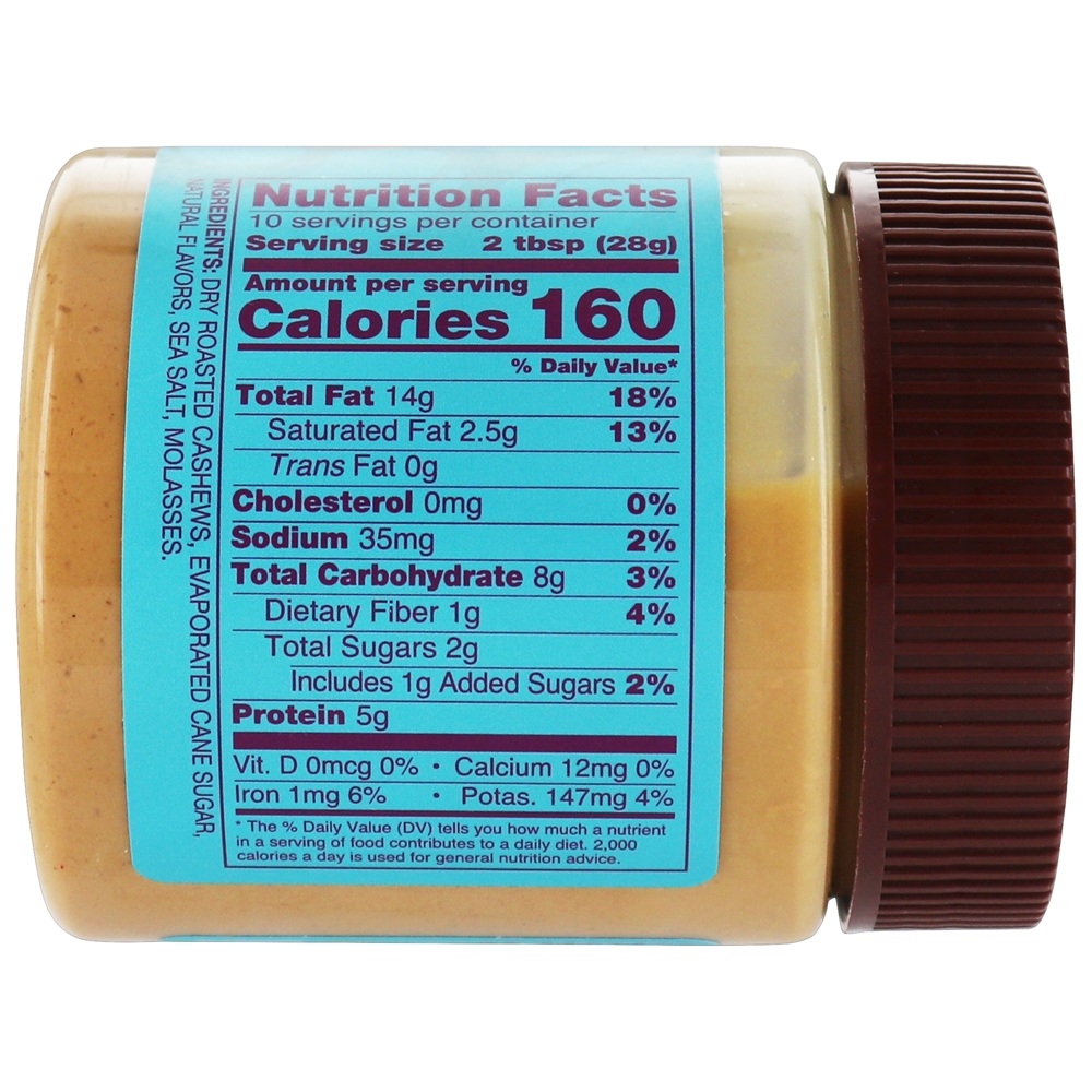 Infusões de nozes Manteiga de caju caramelo salgado - 10 oz. Ellyndale Foods - Imagem 2
