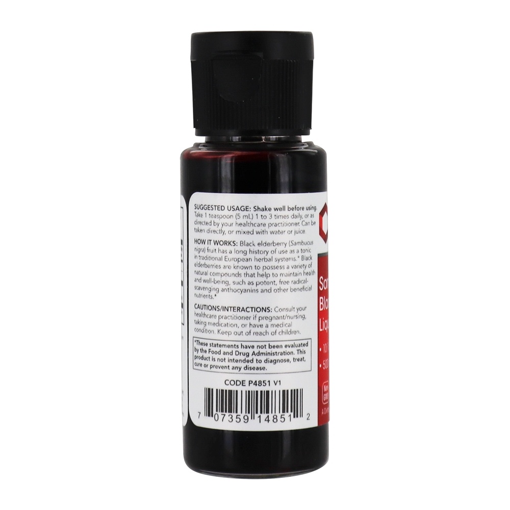 Extrato de sabugueiro preto de sambucus 500 mg . - 1 fl. oz. Protocol For Life Balance - Imagem 3