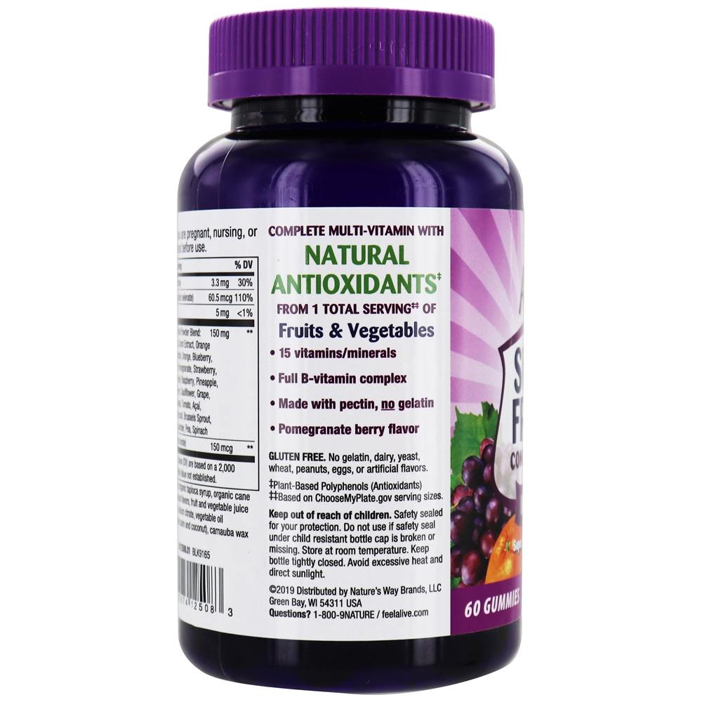 Alive! Super Frutas Mulher Completa Multi - 60 Gummies Nature's Way - Imagem 4