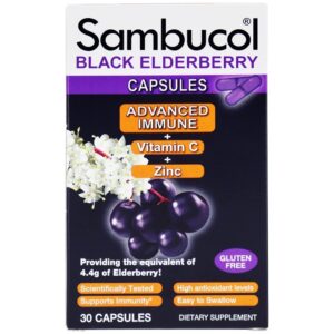Comprar black elderberry advanced immune + vitamina c + fórmula de zinco - cápsulas 30 sambucol preço no brasil suplementos nutricionais suporte imune suplemento importado loja 43 online promoção -
