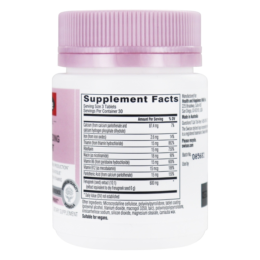 Suporte Ultinatal à Amamentação - 90 Tablets Swisse - Imagem 2